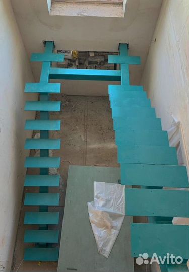 Металлокаркас для лестницы 