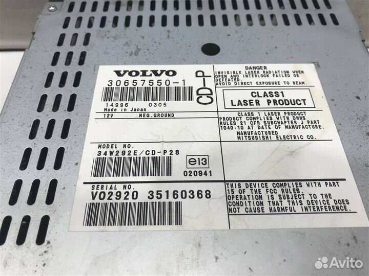 Проигрыватель CD/DVD Volvo XC90 1