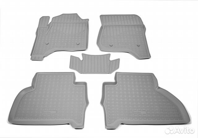 Коврики в салон Chevrolet Tahoe 4 2014-2020 серые