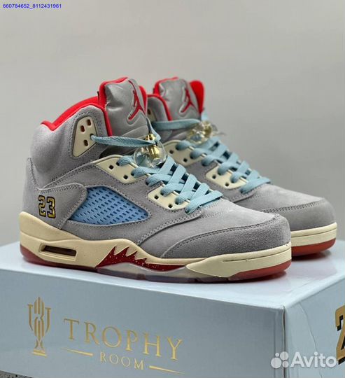 Кроссовки Trophy Room x Air Jordan 5 (Арт.47079)