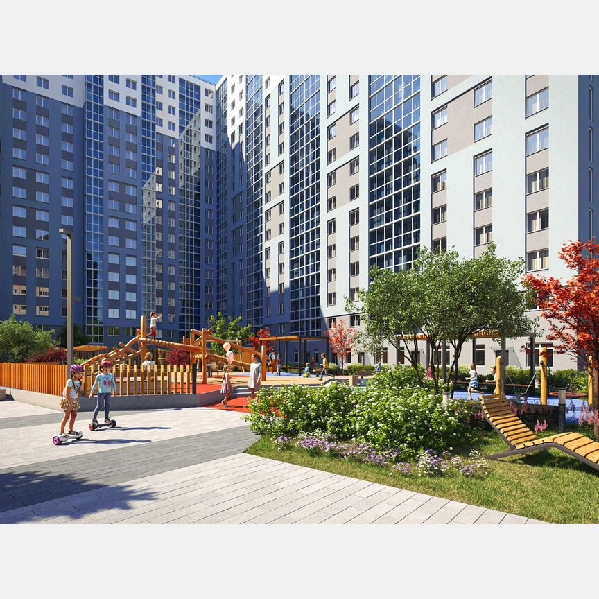 1-к. квартира, 40,9 м², 2/19 эт.
