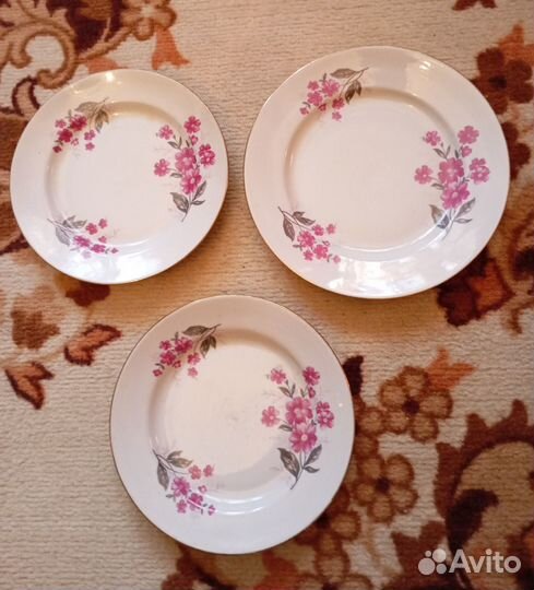 Тарелки Суповые Обеденные фарфор