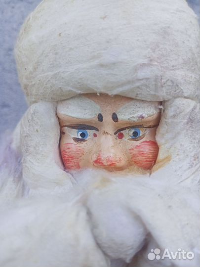 Ватный дед мороз и снегурочка СССР