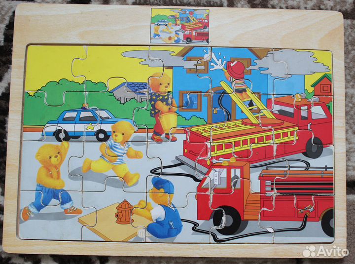 Деревянные пазлы