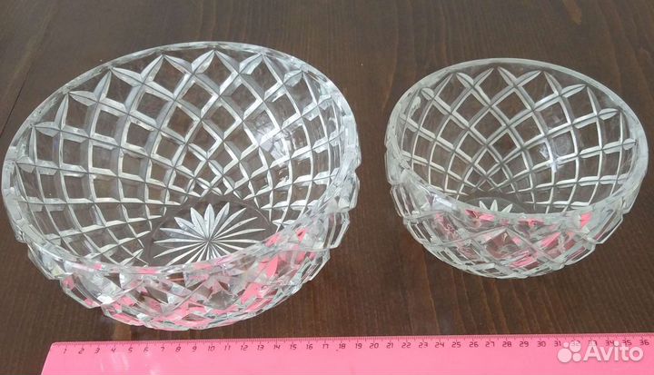 Блюдо и хрусталь советский
