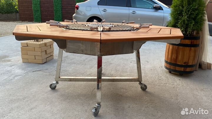 Мангал из нержавейки разборный