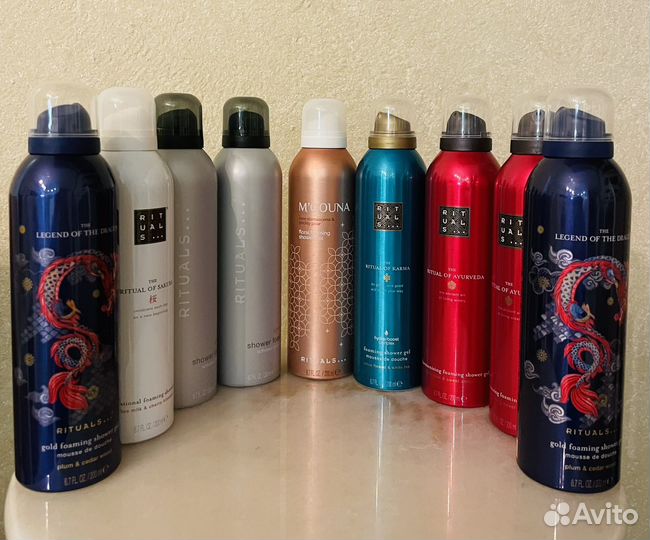 Пенящийся гель для душа Rituals в ассортименте