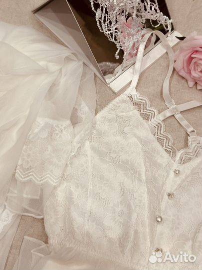 Пеньюар с сорочкой