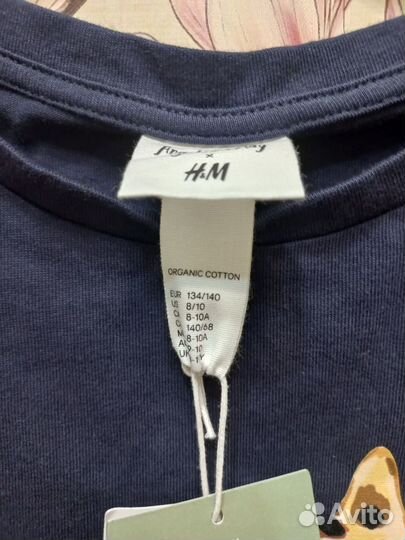 Футболка H&M для девочки 134-140