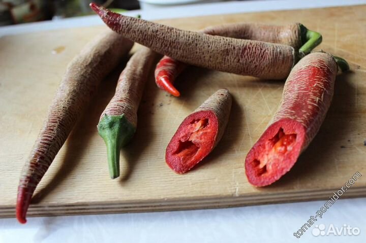 Вышитый македонский острый перец, семена, 25 шт