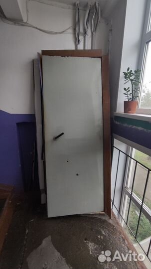 Дверь входная железная бу