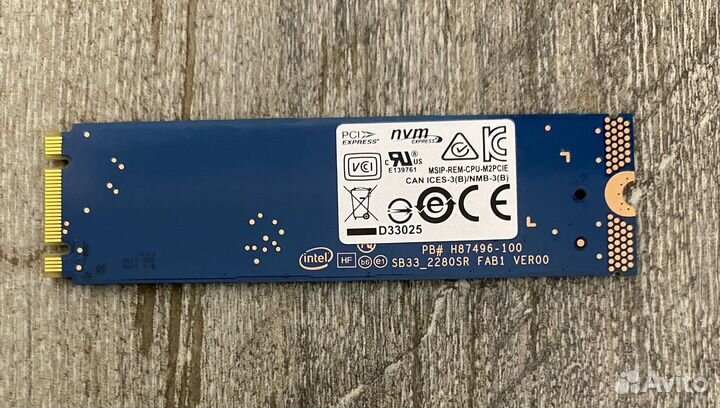 Ssd Intel Optane 16 Гб