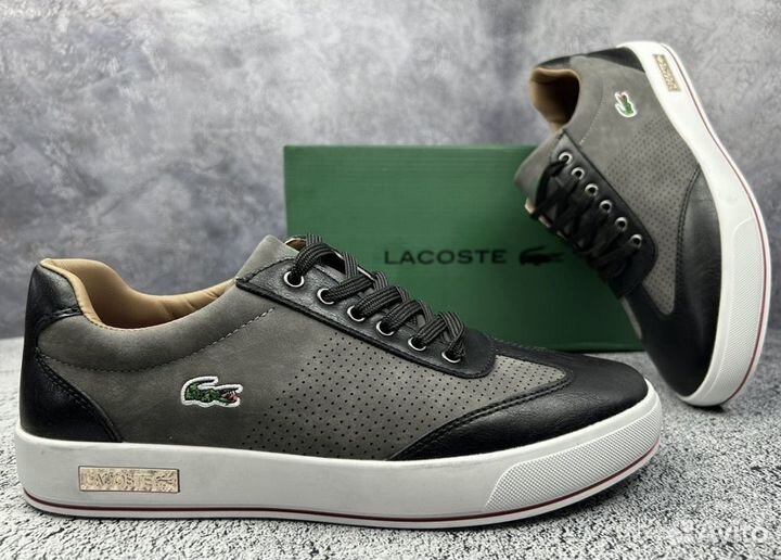 Кеды Lacoste из натурального нубука