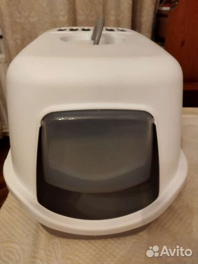 Кошачий туалет домик