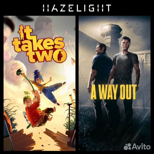 IT takes two + A way out для PS4/PS5
