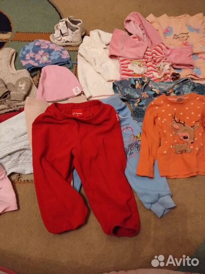 Детские вещи на девочку пакетом 80 86 92