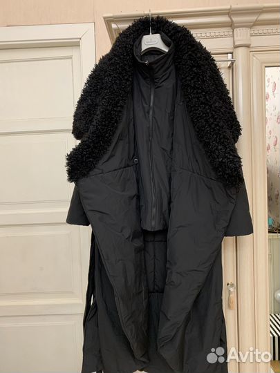 Пальто непромокаемое утепленное 48