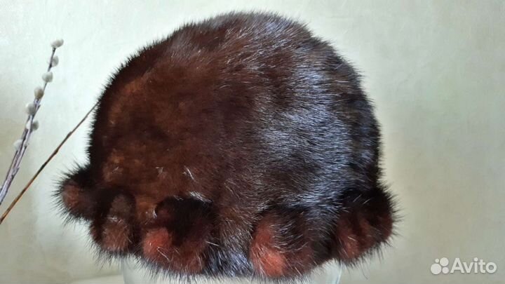 Шапка норковая женская