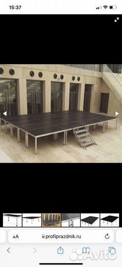 Аренда сценического оборудования, подиумов и ферм