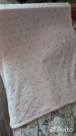 Плюшевый плед в кроватку, коляску