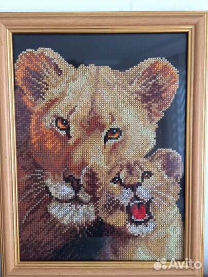 Картина вышитая крестом