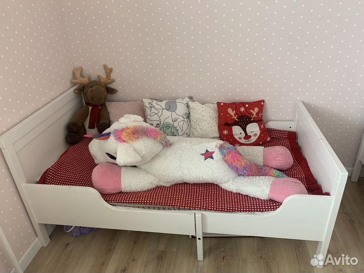 Детская кровать IKEA Сундвик с матрасом