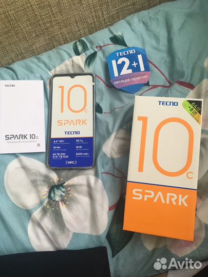 TECNO Spark 10c, 4/64 ГБ