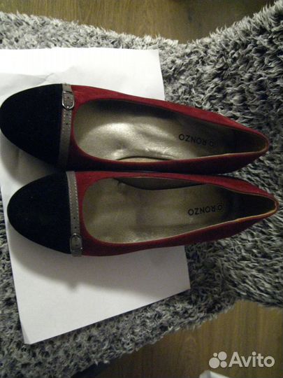 Туфли женские замшевые размер 38