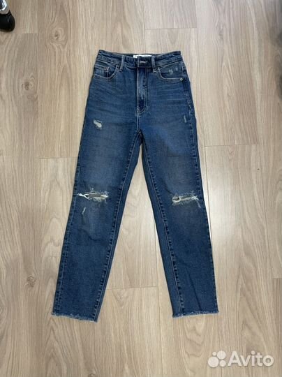 Новые Джинсы stradivarius mom slim 34