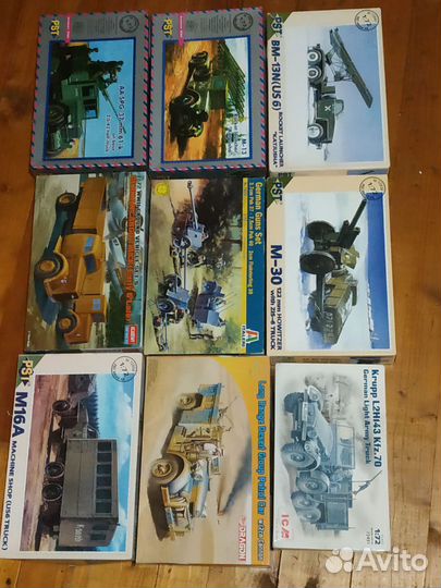 Сборные модели 1/ 72 танки бтт