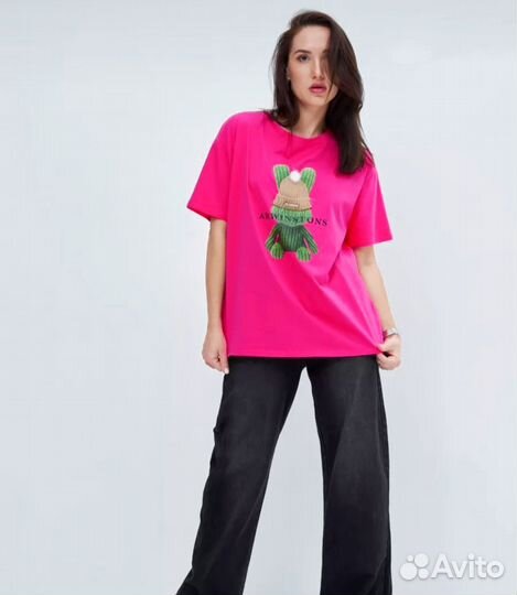 Футболка оверсайз из хлопка