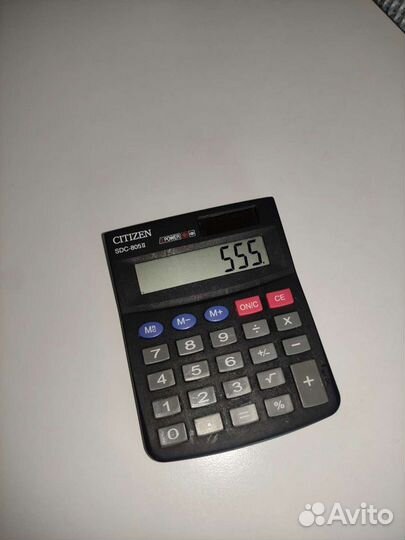 Калькулятор citizen SDC-805II