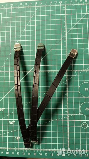 Кожаный браслет на застёжке