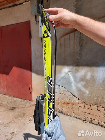 Лыжи фирмы Tisa и Fischer + детские ботинки