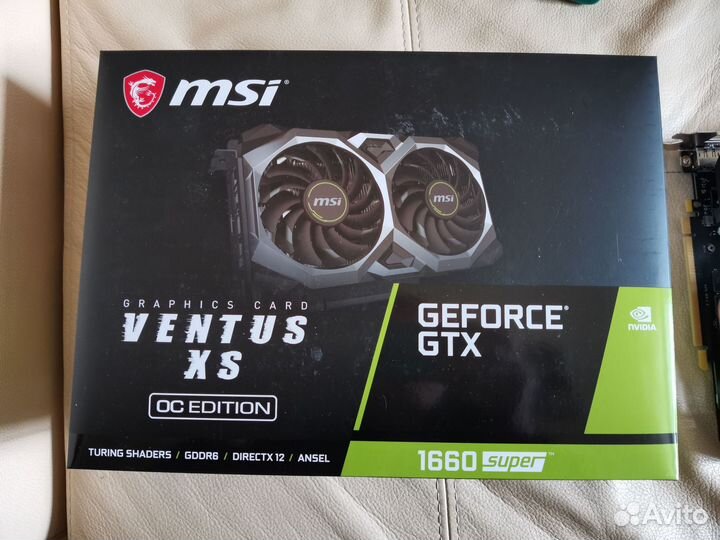 Gtx 1660 Super (Гарантия) 6Gb MSI