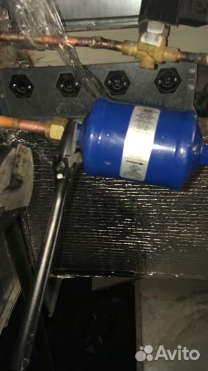 Опрессовка трасс по сухому, заправка фреоном