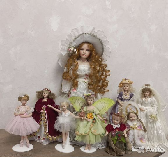 Куклы керамические набор