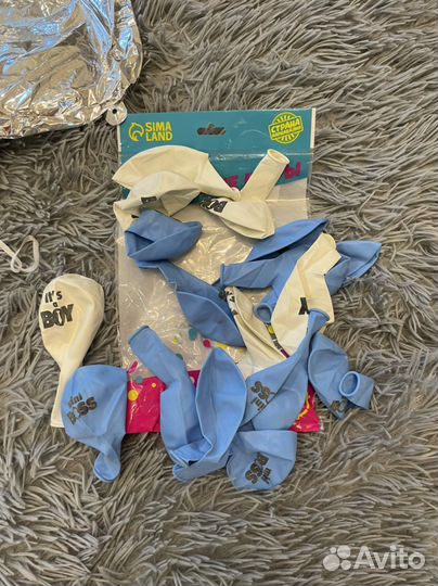 Украшения, Шарики, растяжка,шар 2 года, набор к др