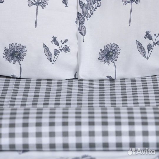 Постельное бельё LoveLife евро 'Dark flowers' 200х