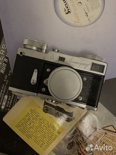 Плёночный фотоаппарат Ленинград в коробке Рабочий