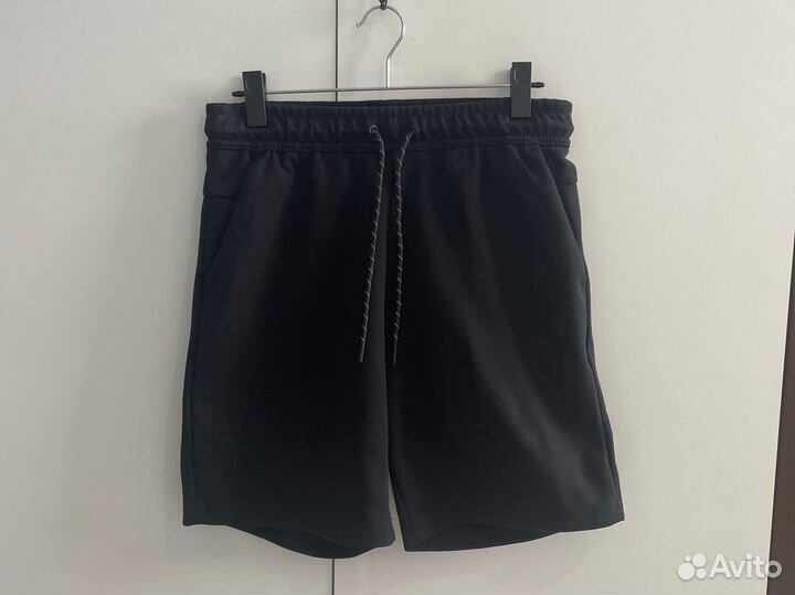 Шорты nike tech fleece черные