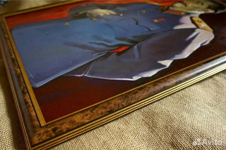 Картина портрет И. В. Сталин холст масло