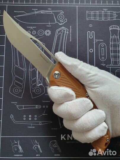 Складной нож Fat dragon & Nimo knives R7