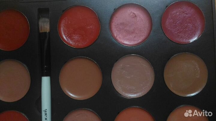 Профессиональная палитра помад на 24 цвета jeans