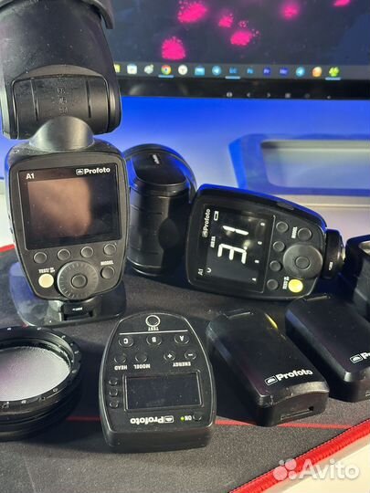 Вспышка для canon prophoto+радиосинхронизатор