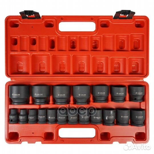 Набор головок 19 предм. (1/2) 38 мм (10-38 мм)