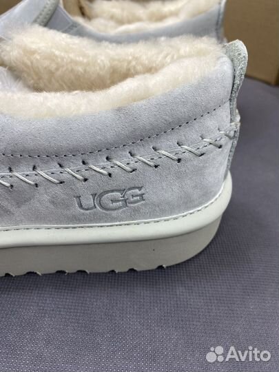 Слипоны угги Ugg Stitch Slip On Grey-Violet