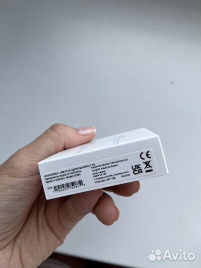 Кабель Apple Lightning to USB Новый 1 м оригинал