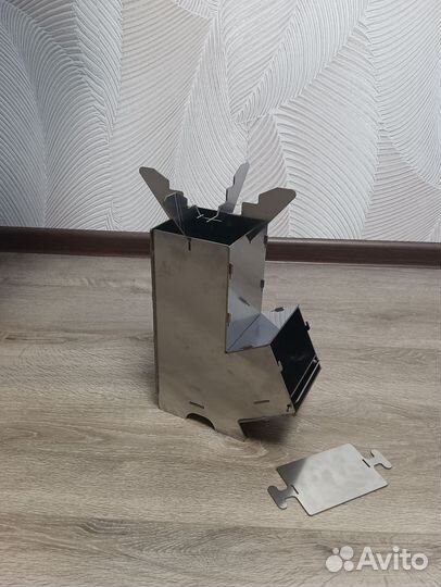 Печь походная ракета нержавейка