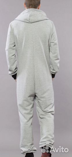 Комбинезон мужской серый 54 размер